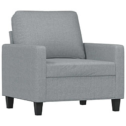 Avis Maison Chic Ensemble de canapés 4 pcs avec coussins, Canapé droit Sofa pour Salon Gris clair Tissu -GKD649853