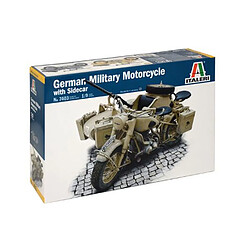 Italeri Maquette moto militaire : BMW R75 & Sidecar