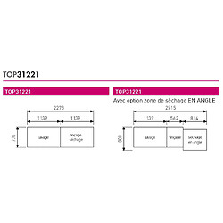 Colged Lave-vaisselle à avancement automatique avec condenseur de buée - Lavage + Triple Rinçage + Séchage - TOP31221