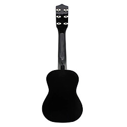 Mini 23 Pouces En Bois 6 Cordes Guitare Acoustique Instrument De Musique Cadeau Noir pas cher