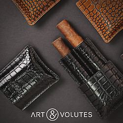 Acheter ART ET VOLUTES - Etui de 2 cigares Pandora - Noir