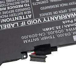 vhbw Batterie compatible avec Dell Latitude 12 7200, 7200 2-in-1 ordinateur portable Notebook (4650mAh, 7,6V, Li-polymère)