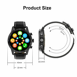 Montre Intelligente Pour Homme Avec Appel Bluetooth. Montre De Sport. Montre Intelligente. Bracelet En Acier Noir pas cher