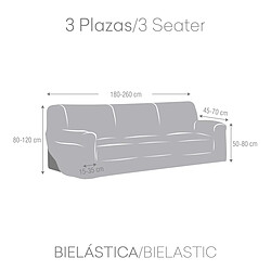 Acheter Housse de canapé Eysa ROC Gris clair 70 x 120 x 260 cm