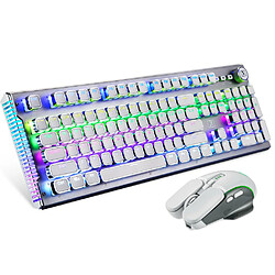 Universal K968RGB Arbre bleu Véritable combinaison mécanique de clavier et de souris