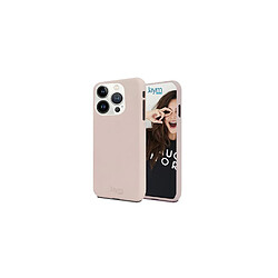 JAYM - Coque Silicone Soft Feeling Rose Sable pour Apple iPhone 14 Plus - Finition Silicone - Toucher Ultra Doux