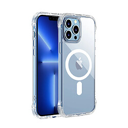 joyroom magnetic defender magnetique etui pour iphone 13 pro bequille transparent (compatible magsafe)