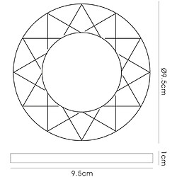 Avis Inspired Encastré Downlight chanfreiné jante ronde seulement clair, nécessite 100035310 pour compléter l'article