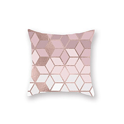 Avis YP Select 4Pcs Rose Golden Powder Pillow et Peach Skin Velvet Pillow Sleeve - 2 Rose 45X45Cm