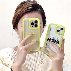 Avis GUPBOO Étui pour iPhone13ProMax Transparent Simple Lettre Creative Mobile Phone Case Soft