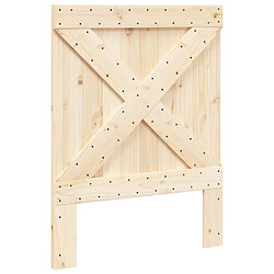 Maison Chic Tête de lit scandinave,Meuble de chambre 80x104 cm bois massif de pin -MN36955