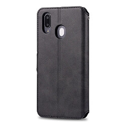 Avis Wewoo Housse Coque Pour Galaxy M20 AZNS Étui en cuir PU avec support et fentes cartes et cadre photo noir