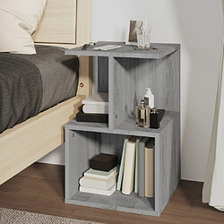 Avis Maison Chic Table de chevet, Table de Nuit pour chambre salon Sonoma gris 35x35x55 cm Bois d'ingénierie