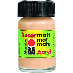 Marabu Peinture acrylique 'Decormatt', couleur chair, 50 ml, ()