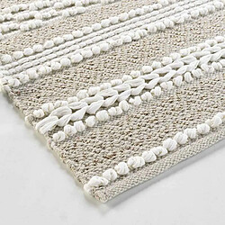 Paris Prix Tapis Déco Blanca 60x90cm Naturel & Blanc