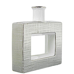 Acheter Vase Alexandra House Living Blanc Argenté Céramique 24 x 6 x 24 cm