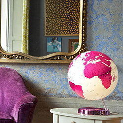 Atmosphere Globe terrestre lumineux Light & Colour Ø 30 cm - Rose