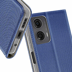 Acheter Avizar Étui pour Motorola Moto G24, G04 et G04s Clapet Porte-carte et Support Bleu