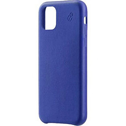 BEETLECASE Coque pour iPhone 11 Premium en Cuir Bleu