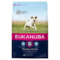 Croquettes Mature 7+ au Poulet pour Chien Sénior de Petite Taille - Eukanuba - 3Kg