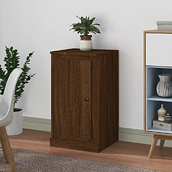 Maison Chic Buffet,Meuble de Rangement,commode pour salon,Cuisine chêne marron 37,5x35,5x67,5 cm bois d'ingénierie -MN62664