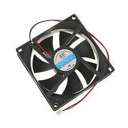 Acheter 2Pièces 92mm Boîtier Ventilateur 12V CC PC CPU Ventilateur Refroidisseur 2Fil 2P