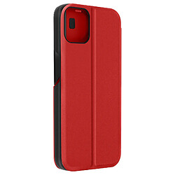 Avizar Étui Folio pour iPhone 15 Clapet Support Vidéo Rouge