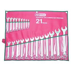 KS TOOLS 922.0046 Jeu de 16 clés mixtes métriques - en trousse