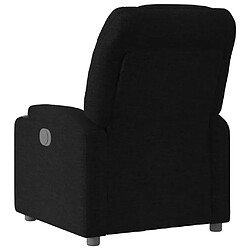 Acheter vidaXL Fauteuil inclinable Noir Tissu