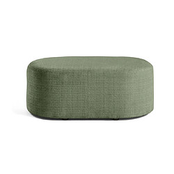 Bestmobilier Miro - pouf en velours texturé pas cher