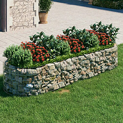 Maison Chic Jardinière,Lit surélevé - Bac à fleurs - pot de fleur à gabion Fer galvanisé 300x100x50 cm -GKD74599