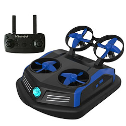 Justgreenbox 3-en-1 Mode Mer-Terre-Air Commutable Mini Drone Télécommande Bateaux Voiture