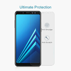 Wewoo Verre trempé pour Samsung Galaxy A8 2018 0.26mm 9 H Surface Dureté 2.5D Courbe Bordée Protecteur d'écran 10 PCS pas cher