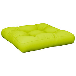 vidaXL Coussin de palette vert vif tissu