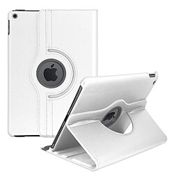 Avizar Étui iPad 9 2021 iPad 8 2020 iPad 7 2019 Intégrale Support Rotatif 360° blanc