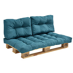 Acheter Coussin pour canapé palette Comfy In/Outdoor Turquoise [en.casa]