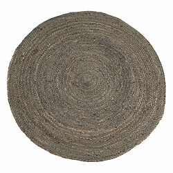 BigBuy Home Tapis Gris Jute 120 x 120 cm