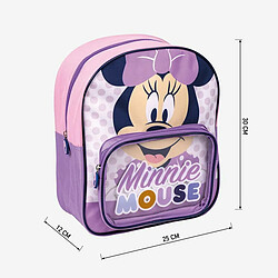 Cartable Minnie Mouse Transparent Rose