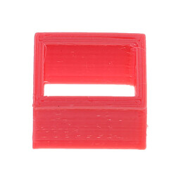 Support de fixation fixe de batterie FPV Lipo pour accessoires de pièce de bourdon Mobula7, rouge