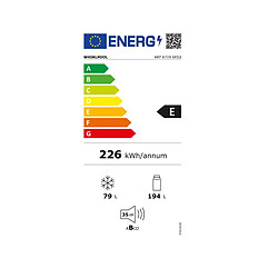 Réfrigérateur combiné 275l 54cm - ART6719SFD2 - WHIRLPOOL