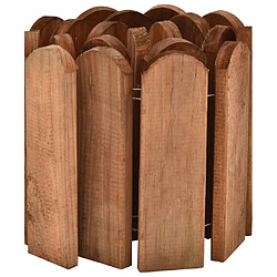 Avis vidaXL Rouleaux de bordure 3 pcs 120 cm bois de pin imprégné