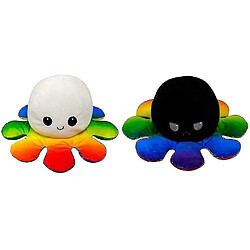 Avis Universal Double face flip enfant peluche poulpe jouet multicolore