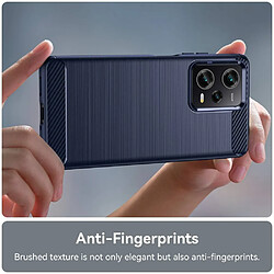 Acheter Htdmobiles Coque pour Xiaomi Poco X5 Pro 5G / Redmi Note 12 Pro 5G - housse etui silicone gel carbone + film ecran - BLEU FONCE