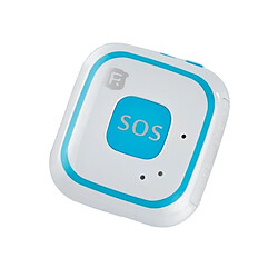 Wewoo Traceur GPS bleu Collier Style GSM Mini LBS WiFi AGPS Tracker SOS Communicateur