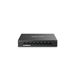 Mercusys Boitier en métal Switch de bureau 8 ports Gigabit avec 7 ports PoE, 8 ports RJ45 10/100/1000 Mbps Longue portée jusqu'à 250 m