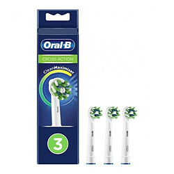 Lot de 3 brossettes pour brosses à dents électriques - EB50 CLEAN MAX - BRAUN pas cher