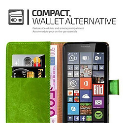 Avis Cadorabo Coque Nokia Lumia 640 Etui en Vert