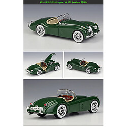 Acheter Universal 1: 24 1951 1951 Jaguar XK 120 Coupe en alliage de course en alliage voiture de luxe moulée sous pression chariot à traction modèle jouet collection cadeau | Voiture jouet moulée sous pression.(Vert)