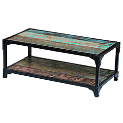 ComfortXL Table Basse Bois De Récupération Massif