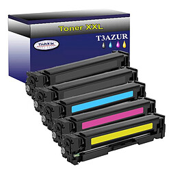 5 Toners Lasers compatibles pour imprimante HP Color LaserJet Pro M252dw - T3AZUR